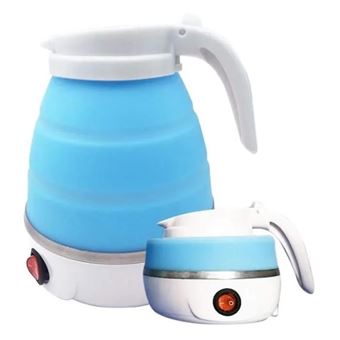 Chaleira Elétrica CO-Phénix | dobrável | 600 Watt | 0,6 L | Ideal para campismo e viagens | Azul - 1