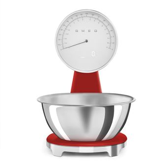 Balança de Cozinha Eletrónica Smeg KSF01RDWW | Vermelho - 1