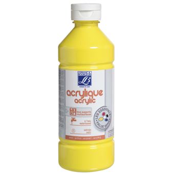 Tinta Acrílica LEFRANC&BOURGEOIS ED GB | 0,5 L - Amarelo