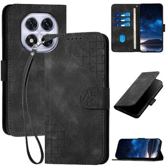 Capa Livro ZURSANA para Xiaomi Redmi Note 14 Pro 4G | Couro PU Premium Magnético | Porta-cartões | Suporte | Preto - 1