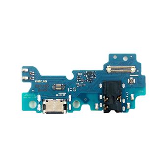 Conector de Carga Clappio para Samsung Galaxy A32 Conector Usb-C com Jack 3.5mm - Preto - 1