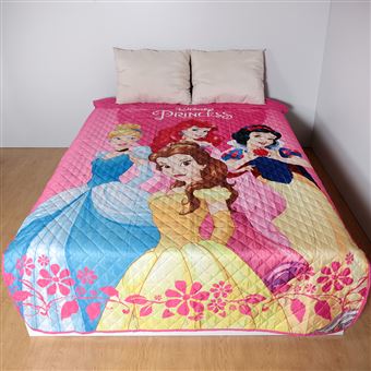 Colcha Cama Solteiro Disney Princesas | 170x250 cm | Poliéster - 1