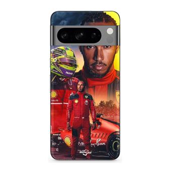 Capa Maniacase para Google Pixel 8 Pro | Lewis Hamilton Scuderia Ferrari F1 oficial - 1