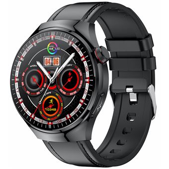 Smartwatch Chronus | Verificação de Saúde | ECG | Pressão Arterial | Gordura | SOS | Preto - 1