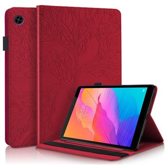 Capa GANGXUN para Huawei MatePad T8 | Suporte para Caneta Stylus | Proteção em TPU | Vermelho - 1