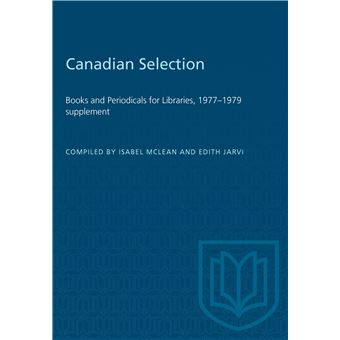 Canadian Selection: Books and Periodicals for Libraries, 1977?1979 supplement - 1