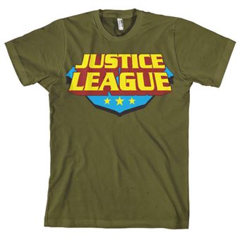 T-shirt Justice League Classic Logo | Verde | L