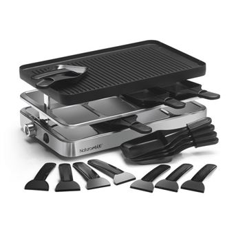 Grelhador de Interior KitchenChef RAC.INDUS-8-NATURAMIX | Aço inoxidável - 1