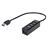 hub de interface Manhattan 163828 USB 3.0 (3.1 Gen 1) Type-A 5000Mbit/s Preto_0