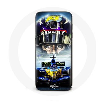 Capa Maniacase para Samsung Galaxy S6 Edge Fórmula 1 Fernando Alonso Díaz Piloto de Corrida Espagnol de F1 - 1