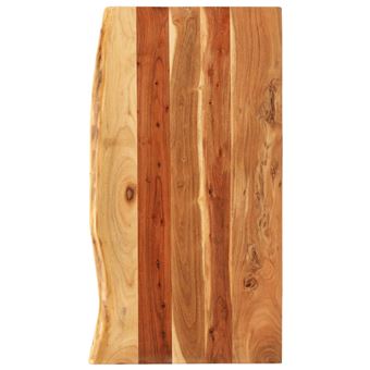 Tampo para Móvel Toucador WC vidaXL 100x55x2,5 cm madeira acácia maciça - 1