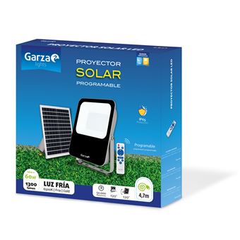 Projetor Solar Garza | 60W | Controle Remoto | Programável e Ajustável - 1