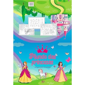 Mundo Das Princesas - Para Colorir Com Atividades - 1