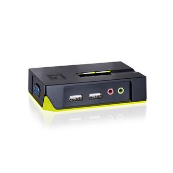 Chaveador Kvm LevelOne KVM-0221 | Verde - 1
