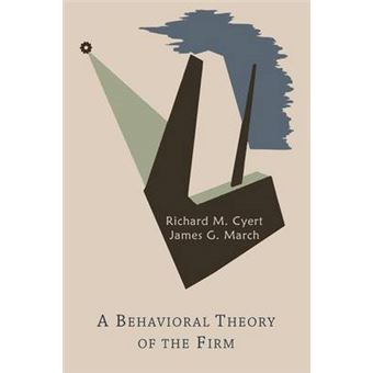 A Behavioral Theory of the Firm - Paperback / softback - 2013 - 1
