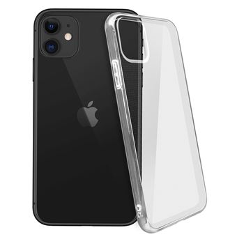 Capa Avizar para iPhone 11 Silicone Flexível Antimarcas Transparente - 1