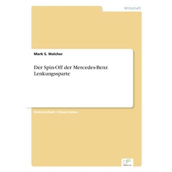 Der Spin-Off Der Mercedes-Benz Lenkungssparte - Paperback / softback - 2003 - 1