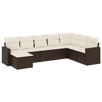 Banco para Exterior VidaXL 3251700 | Creme - 1