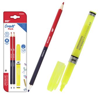 Conjunto de Escrita Dam | 2 Lápis + 1 Marcador - 1