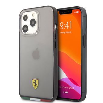 Capa traseira rígida Ferrari para iPhone 13 Pro - preto - 1