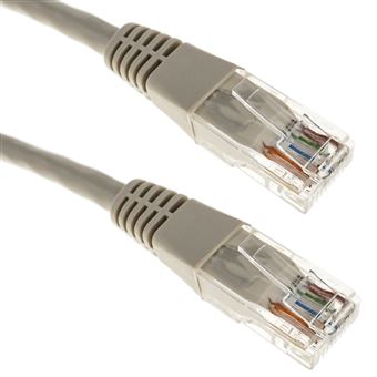 Cabo Flexível Par Torcido Cat 5e UTP 3m Cinza - 1