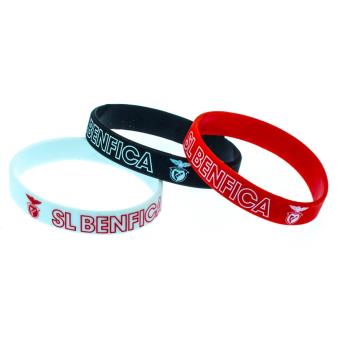 Pack 3 Pulseiras Silicone SL Benfica - 1