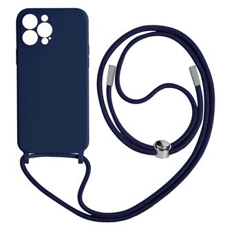 Capa Cordão Avizar Para Iphone 13 Pro | Bracelete Semi-Rígido | 80Cm - Azul - 1