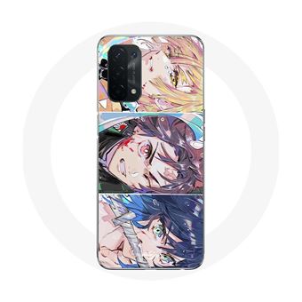 Capa Maniacase para Oppo A54 5G Tanjiro Inosuke Ezenitsu demon Slayer Kimetsu No Yaiba Manga - 1