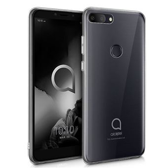 Capa Livro COOL em Silicone para Alcatel 1S / 1S 2019 Transparente - 1