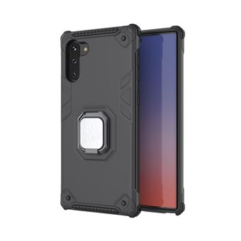 Capa Magunivers de TPU Suporte de Anel de Dedo Blindado Cinza para Samsung Galaxy Note 10 5G/Note 10
