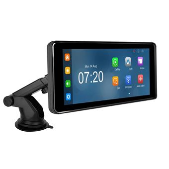 Ecrã tátil Carplay Avizar | 6,86” | Bluetooth para automóvel com câmara de visão traseira - 1