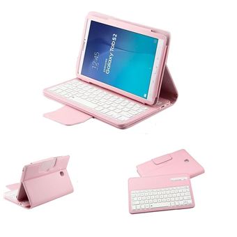 Capa Teclado Bluetooth Multi4you para Samsung Galaxy Tab S2 / A T810 / 550 - Rosa - 1