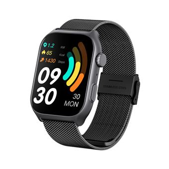 Smartwatch Desportivo SZSMART GTS7 | 2" | Bluetooth | Carregamento Magnético | para Android e IOS | Milanese | Preto - 1