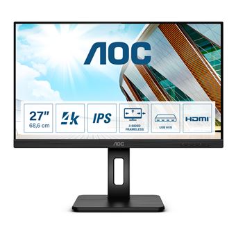 Monitor AOC U27P2 | LED | 4K UHD | 4 ms | 60 Hz | 27" | F - 1