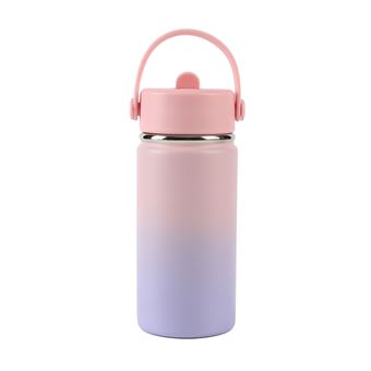 Garrafa Térmica I Drink Macaron | 400ml | Lilas/Rosa - 1