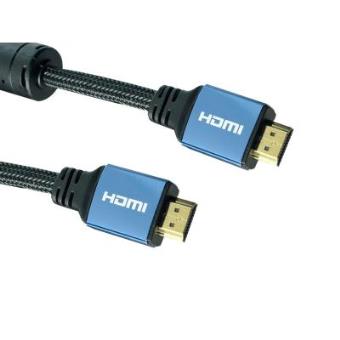 Super Cabo HDMI Alta velocidade com Ethernet - 20m - nylon + conectores de aluminio - 1