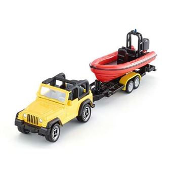 Carro Jeep Siku com Reboque e Barco - 1
