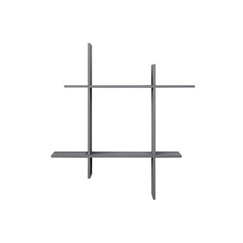 Prateleira Estante FT FEEL THE... SLIM cinza em melamina 74 cm - 1