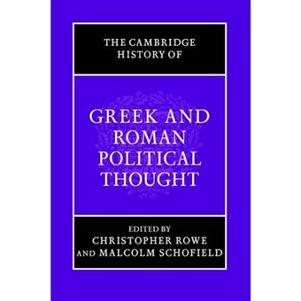 The Cambridge History of Greek and Roman Political Thought - Paperback - 2005 - 1