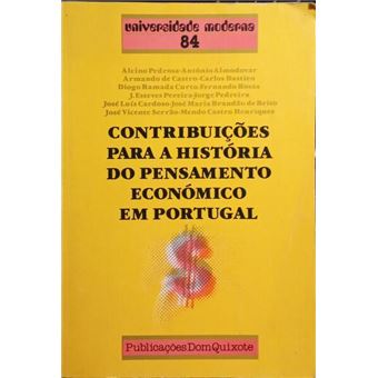 Contribuições para a história do pensamento económico em portugal. - 1