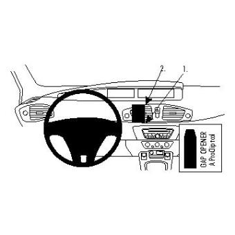 Suporte de Montagem ProClip Brodit para Renault Scénic 10-16 CM - 1