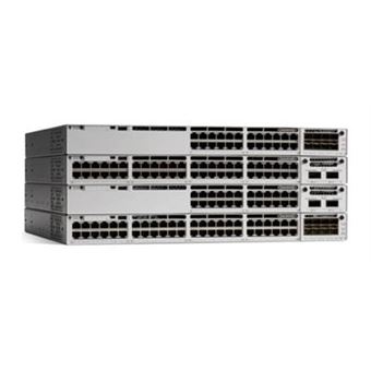 Switch de rede Cisco Catalyst 9300 48-port data Ntw Ess Gerido L2/L3 Gigabit Ethernet (10/100/1000) Cinzento - 1
