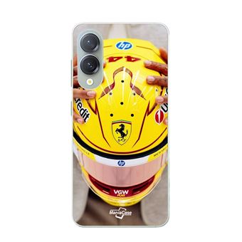 Capa Maniacase para Samsung Galaxy S25 Edge | Hamilton 44 Helmet Ferrari Official - 1