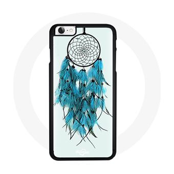 Capa Maniacase para Iphone 4/4S Apanhador de Sonhos Azul Lindo Sommeil Doce Sono Cœur Proteção Indiano Plume Pastel - 1