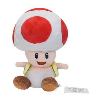 Peluche DreamWorks Super Mario | Toad Vermelho | 17 cm - 1