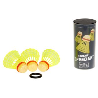 Volante de Badminton Speedminton Tube NIGHT | Amarelo - 1