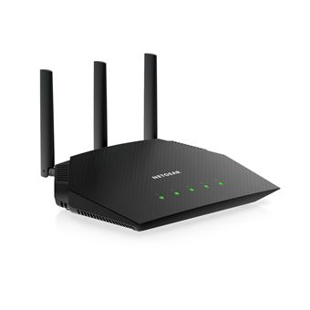Router de Mesa NETGEAR Nighthawk 4-Stream AX1800 WiFi 6 Router (RAX10) | Preto - 1