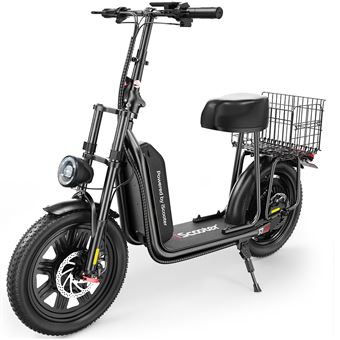 Trotinete Elétrica ITrotinete F7 | Pneus de Neve de 16" | Dobrável | Preto - 1