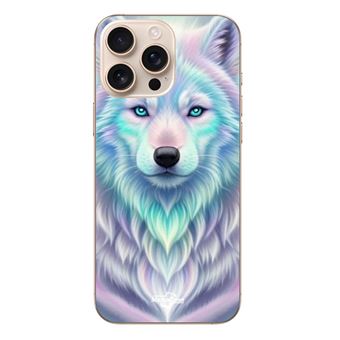 Capa Maniacase para Iphone 16 Pro Max | Wolf white purple reflection - 1