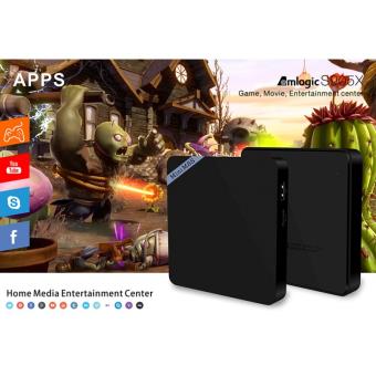 Box Android TV Mini MBOX M8S II 4K 2GB/16GB Preto - 1